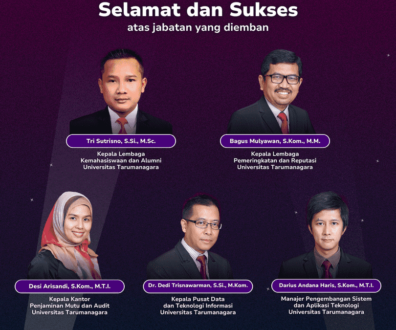 Pejabat Baru FTI Untar Dilantik untuk Memperkuat Struktur Organisasi Universitas