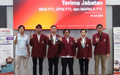 Pelantikan Pengurus Baru Ormawa FTI Untar, Tumbuhkan Kolaborasi & Kepemimpinan Solid