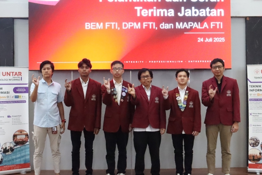 Pelantikan Pengurus Baru Ormawa FTI Untar, Tumbuhkan Kolaborasi & Kepemimpinan Solid